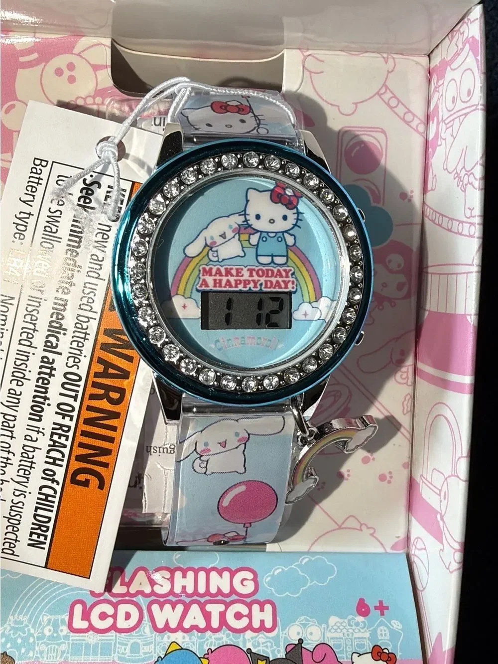 Hello Kitty and friends Flashing LCD Watch NIB